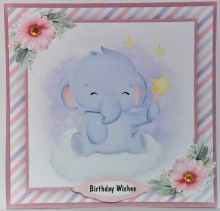 Baby Ellie Playing With Stars by Hazel Underwood