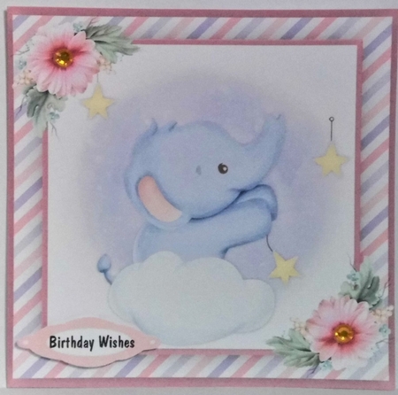 Baby Ellie Hanging Stars by Hazel Underwood