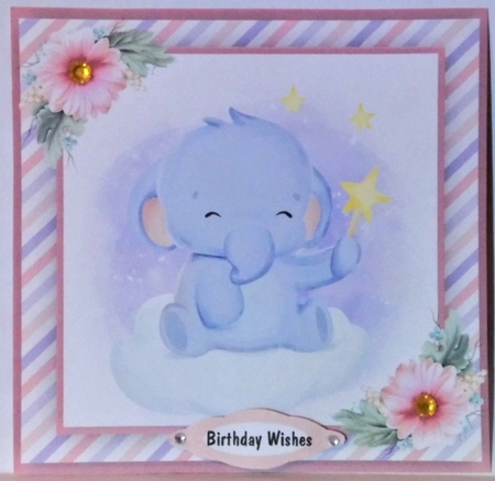 4, Beautiful Ellies on a Cloud  by Hazel Underwood