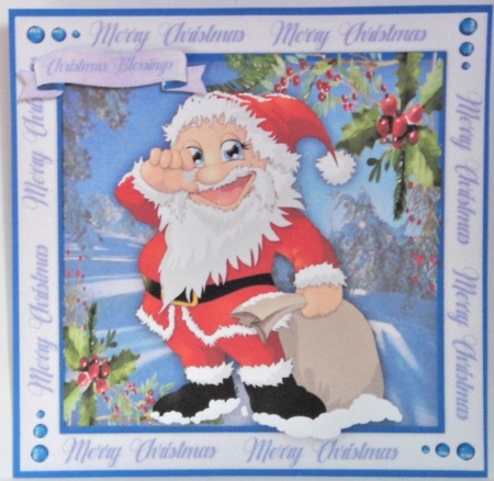 8 , Christmas Animal Card Fronts  by Hazel Underwood