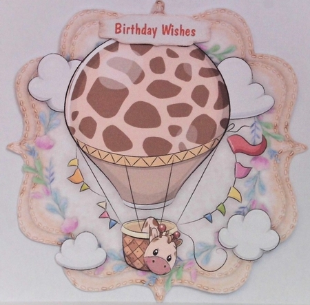 Giraffe Flying High by Hazel Underwood