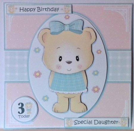 Birthday Bear Mini Kit  With Ages 1 to 6 Yrs by Hazel Underwood