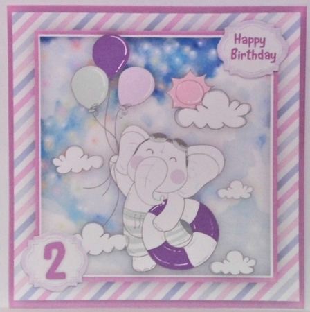 Ellis Up in The Clouds , Lilac by Hazel Underwood