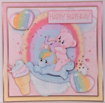 8x8 Beary Unicorn  Mini Kit  by Hazel Underwood
