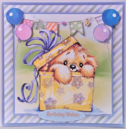 Teddys Suprise Box  by Hazel Underwood