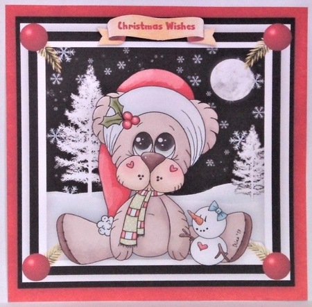 Bears Christmas Hat by Hazel Underwood