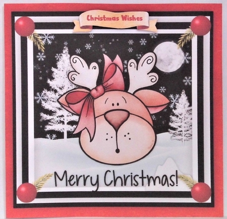 Mooses Merry Christmas by Hazel Underwood