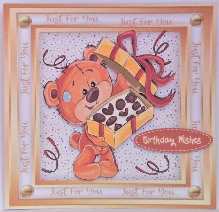 Birthday Bear 4, by Hazel Underwood