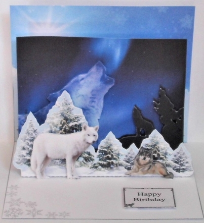 Wolf Fold Out by Hazel Underwood