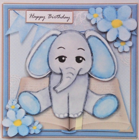 Little One Blue 2 by Hazel Underwood