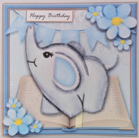 Little One Blue 3 by Hazel Underwood