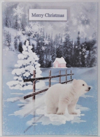 Peaceful Winter Scene Set by Hazel Underwood