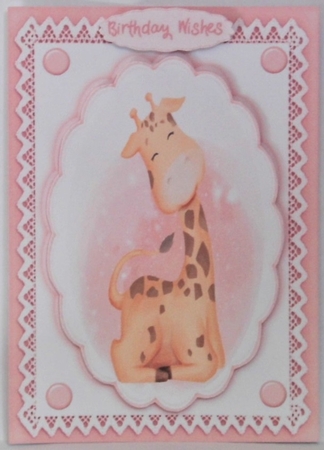 Cute Giraffe by Hazel Underwood