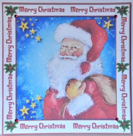  Merry Christmas Santa by Hazel Underwood