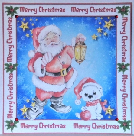  Santa and Pal by Hazel Underwood