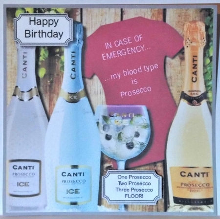 In case of emergency my blood type is Prosecco by Hazel Underwood