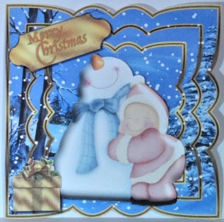 Snowman Hugs by Hazel Underwood