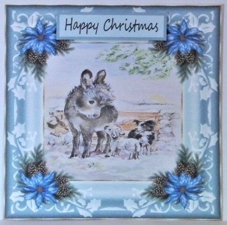 Christmas Blessing Little Donkey by Hazel Underwood