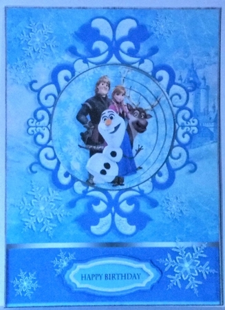 Frozen Pyramage 6x8 Quick Card-1 by Hazel Underwood