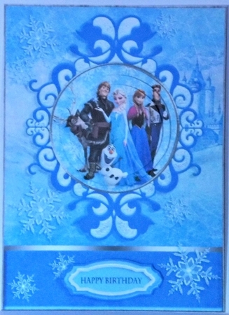 Frozen Pyramage 6x8 Quick Card-3 by Hazel Underwood