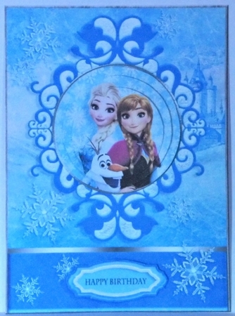 Frozen Pyramage 6x8 Quick Card-5 by Hazel Underwood