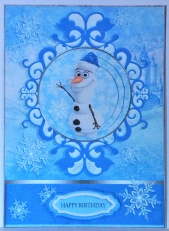 Frozen Pyramage 6x8 Quick Card-6 by Hazel Underwood