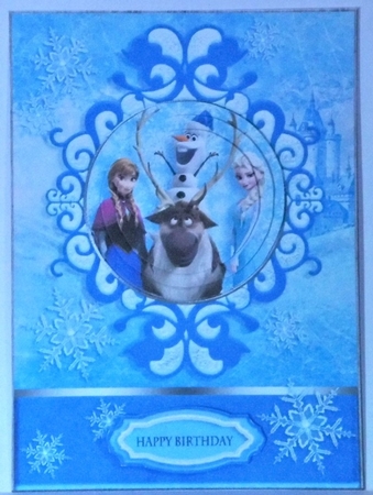Frozen Pyramage 6x8 Quick Card-7 by Hazel Underwood