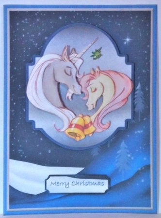 Christmas Unicorn by Hazel Underwood