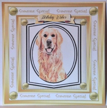 Beautiful Golden Retriever Dog  by Hazel Underwood