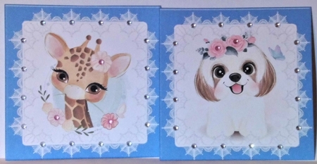 Cute Animal Toppers 3 by Hazel Underwood