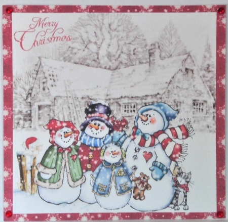 Snow is falling #1 by Hazel Underwood