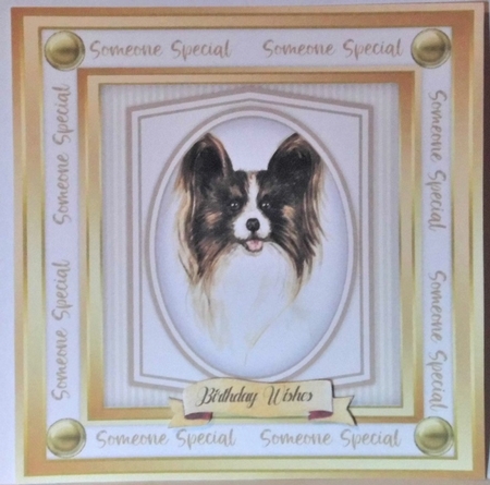 6, Lovely Dogs in a Gold frame by Hazel Underwood