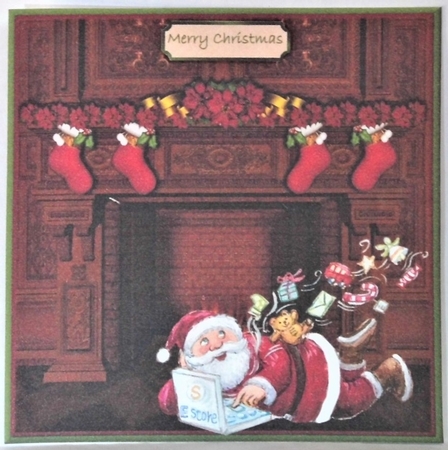 Santa on Ebay by Hazel Underwood