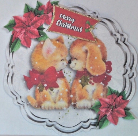Christmas Time Pyramage Toppers- (2) by Hazel Underwood