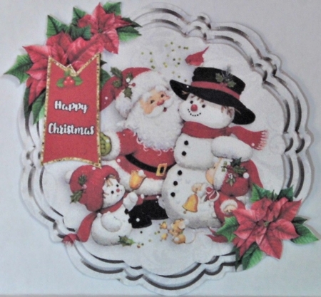Christmas Time Pyramage Toppers- (4) by Hazel Underwood
