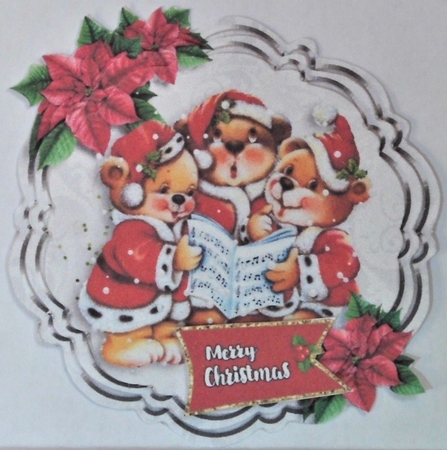 Christmas Time Pyramage Toppers- (8) by Hazel Underwood