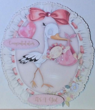 Its A Girl, Topper by Hazel Underwood