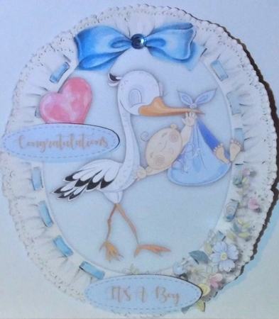 Its A Boy, Topper by Hazel Underwood