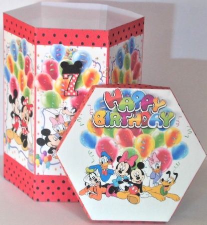HEXAGON GIFT BOX - THE GANG 2 by Hazel Underwood