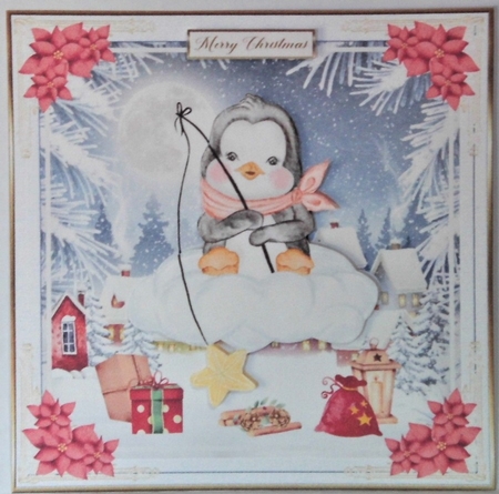 Merry Christmas Everyone Decoupage Topper 4 by Hazel Underwood