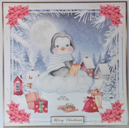 Merry Christmas Everyone Decoupage Topper 6 by Hazel Underwood
