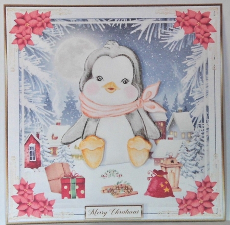 Merry Christmas Everyone Decoupage Topper 11 by Hazel Underwood