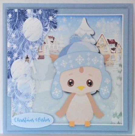 Owls Christmas Hat by Hazel Underwood