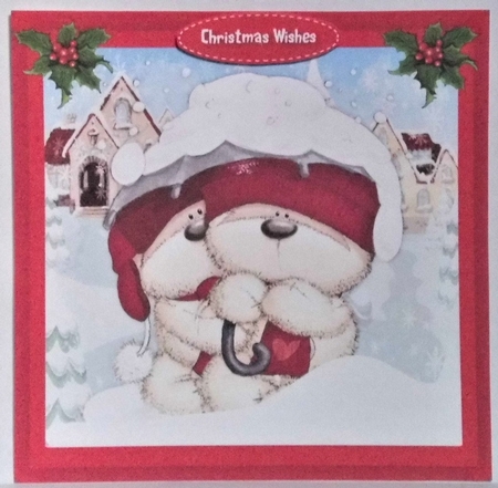 Cuddles under the Snow  by Hazel Underwood