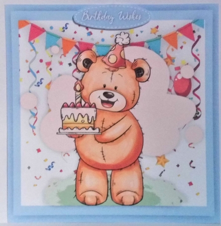 Happy Birthday Bear  by Hazel Underwood