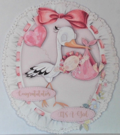 4, Beautiful Baby card Fronts  by Hazel Underwood