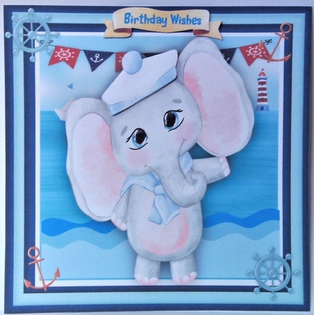 Cute Ellie all at Sea by Hazel Underwood