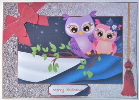 Christmas Owls by Hazel Underwood