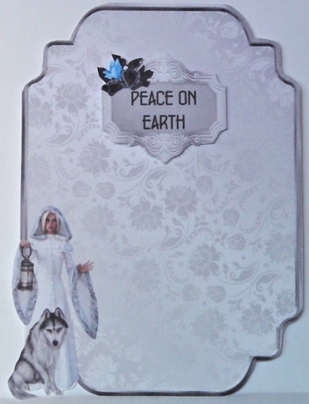 Matching blank insert for the design sheet - The Guardian by Hazel Underwood