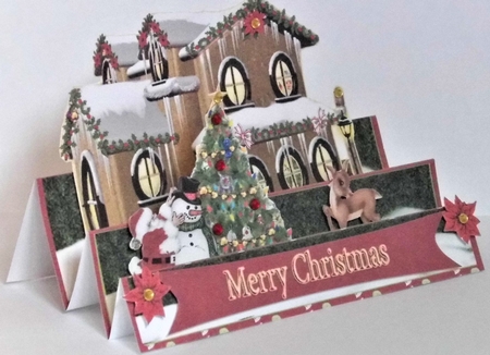 Stair Stepper - Santa on His Way- #8 by Hazel Underwood